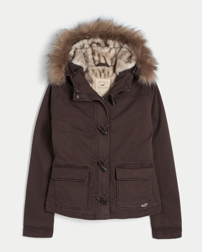 Fur Toggle jacket