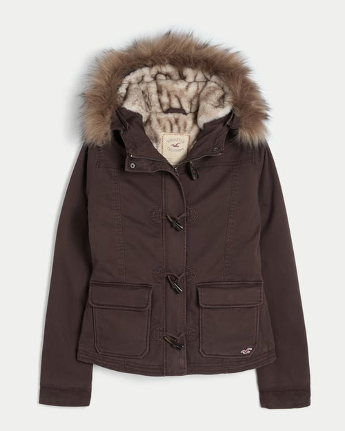 Fur Toggle jacket